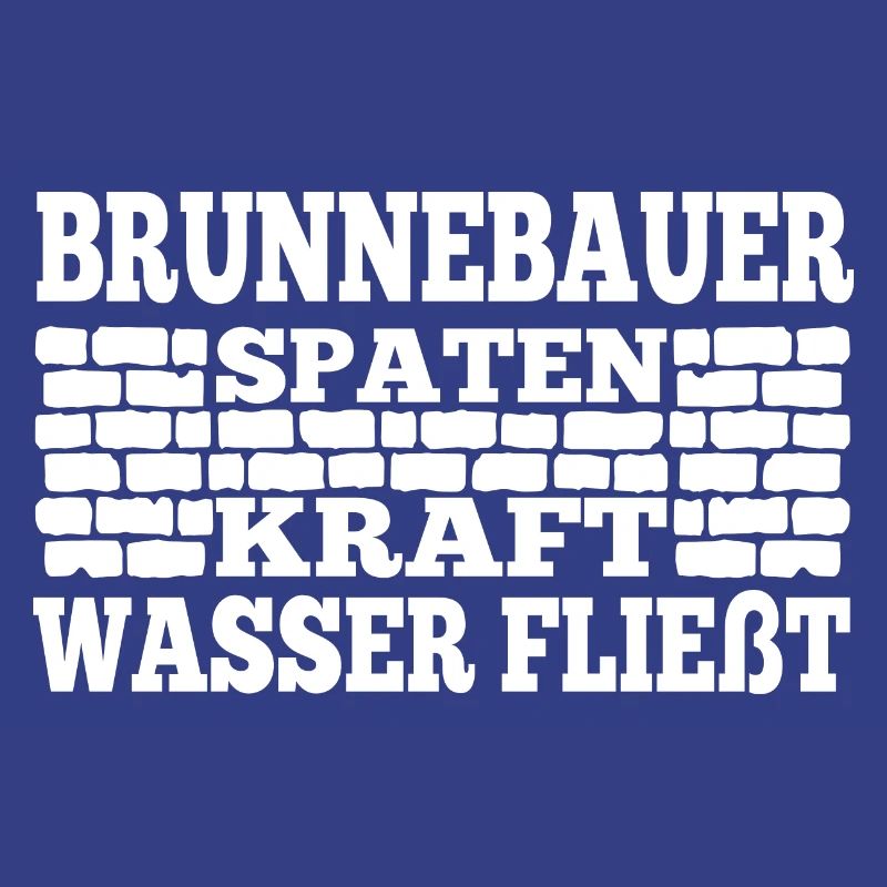 Construction de puits, bêche, puissance, coulée d’eau, constructeur de puits