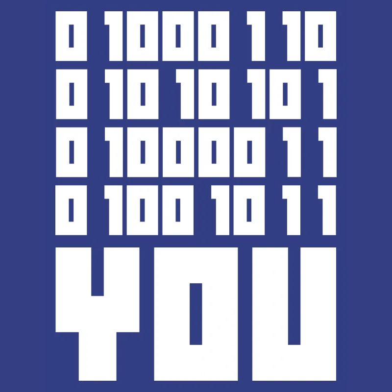Binary Code F**k YOU – Geek Code & Nerd Humo