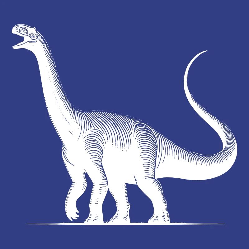 Dino géant Diplodocus dinosaure sauropode