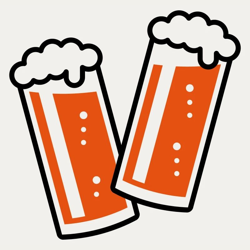 2 Altbiergläser Stoßen An (Bier / Altbier / 2C)