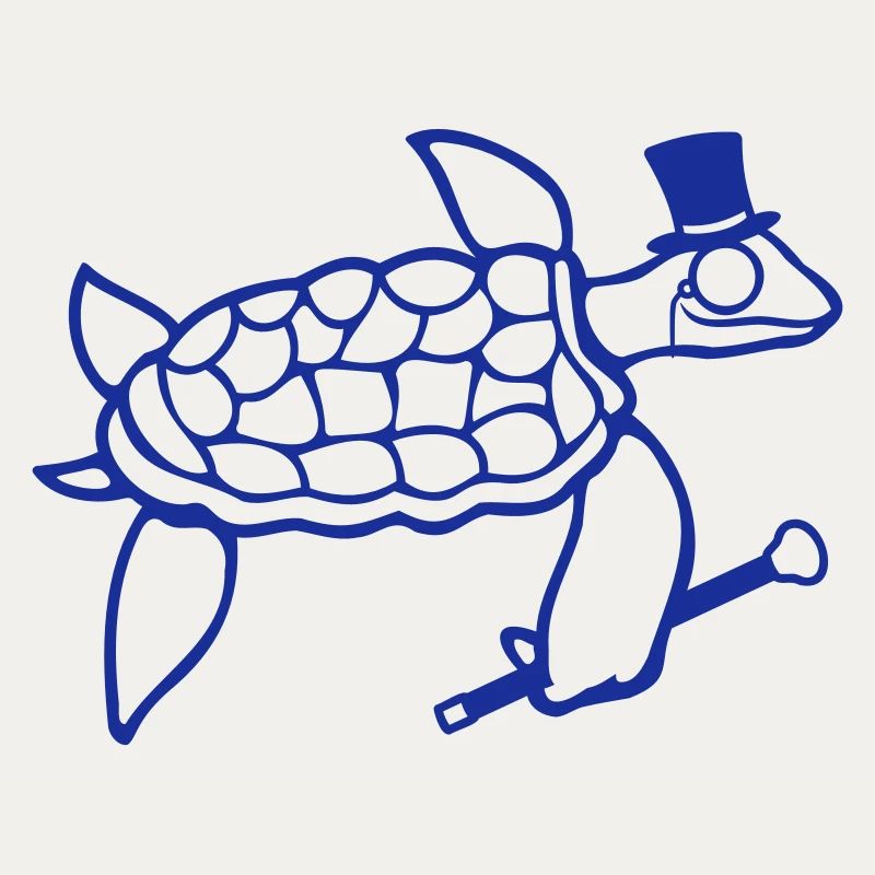Mr. Turtle Sir Monocle Top Hat Rich