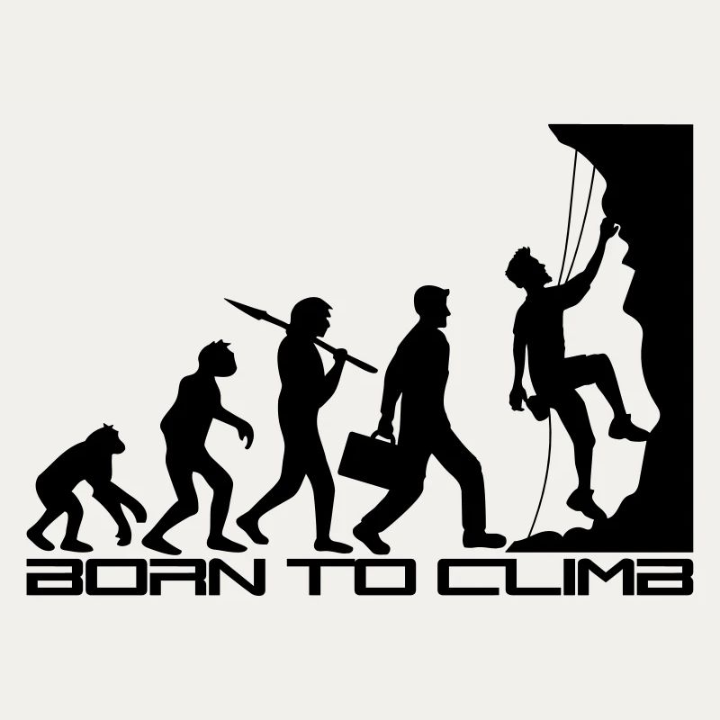 né pour gravir l'évolution évolution née raide