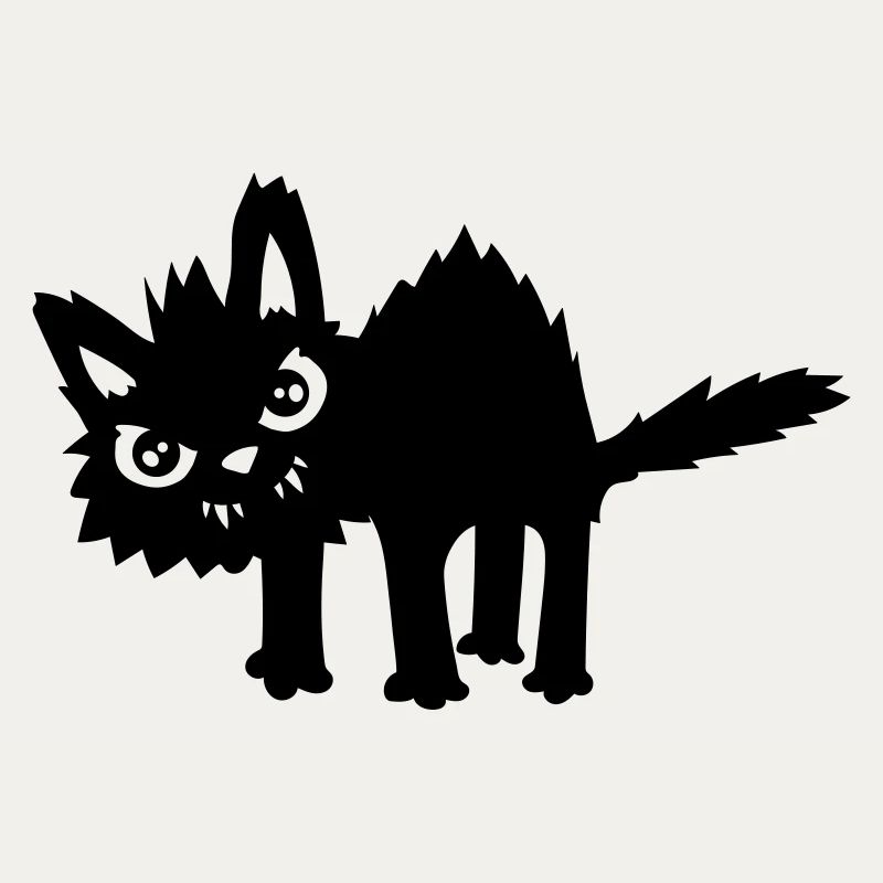 Evil funny cat