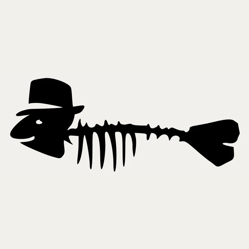 fischgraete mit hut