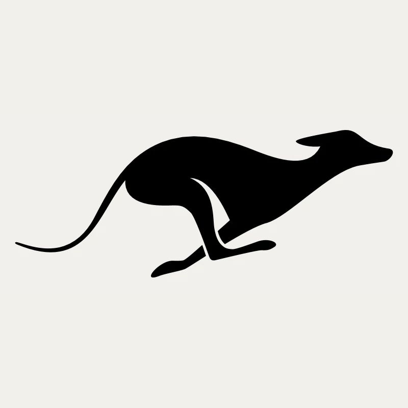 Windhund Silhouette – Lévrier, Greyhound Design