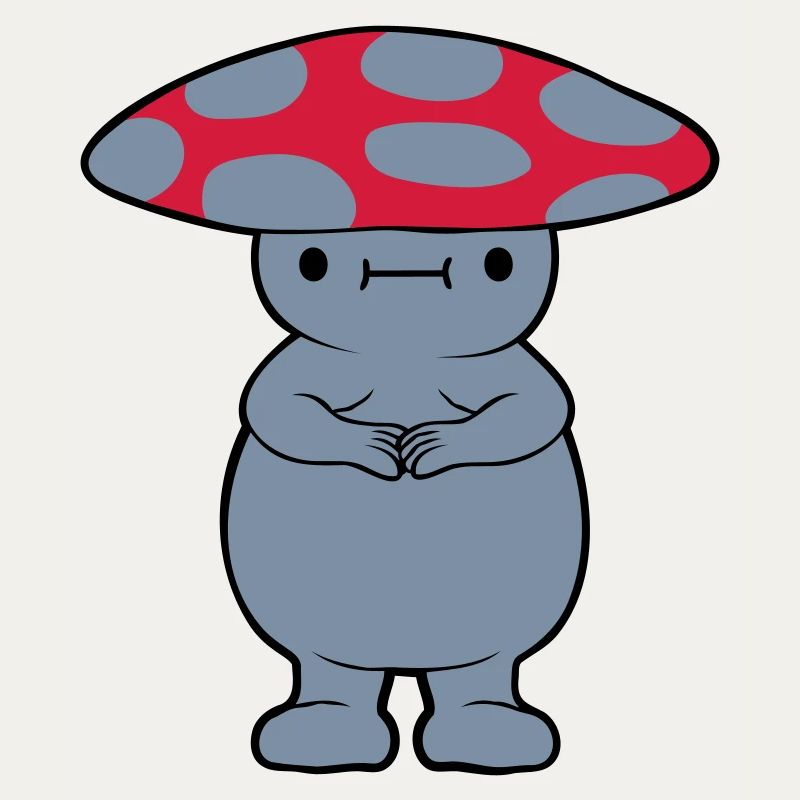 Dicker süßer Pilz