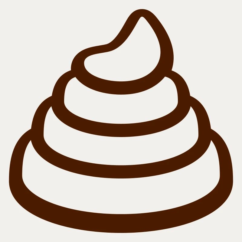 Disgusting big poop pile