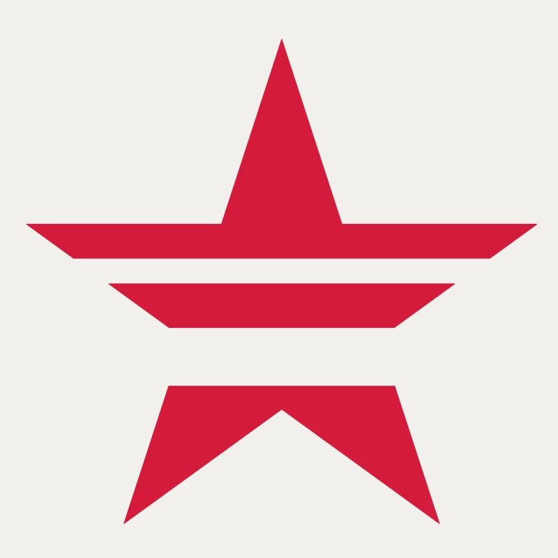 SHARP red cutout STAR
