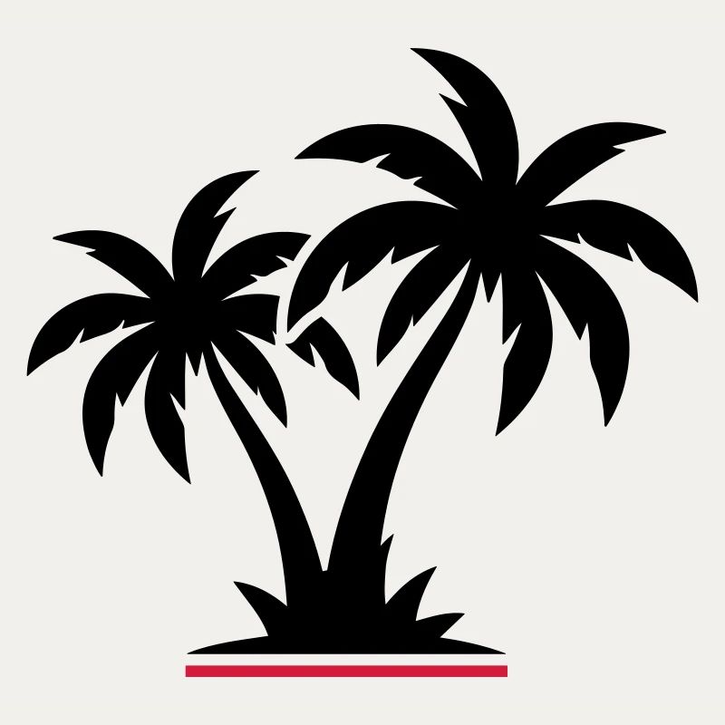 Palm Trees Beach Icon