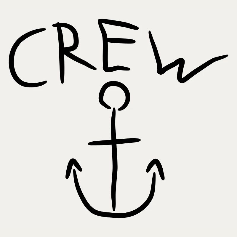 Crew Anchor Comic Logo