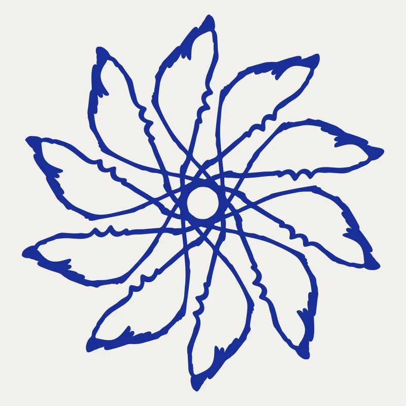 Random patterns circled Vectorgraphic