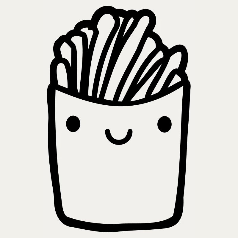 Cute Face Fries
