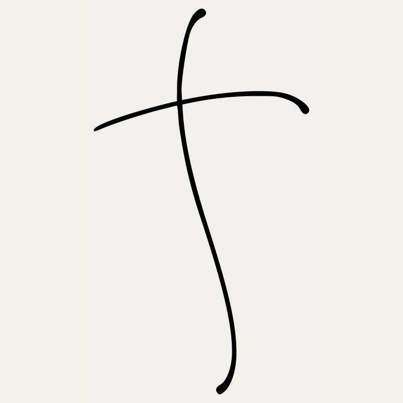 Plain Cross Line