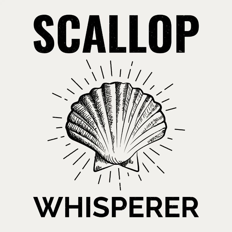 Scallop Seashells Collector Beachcomber Shellfish