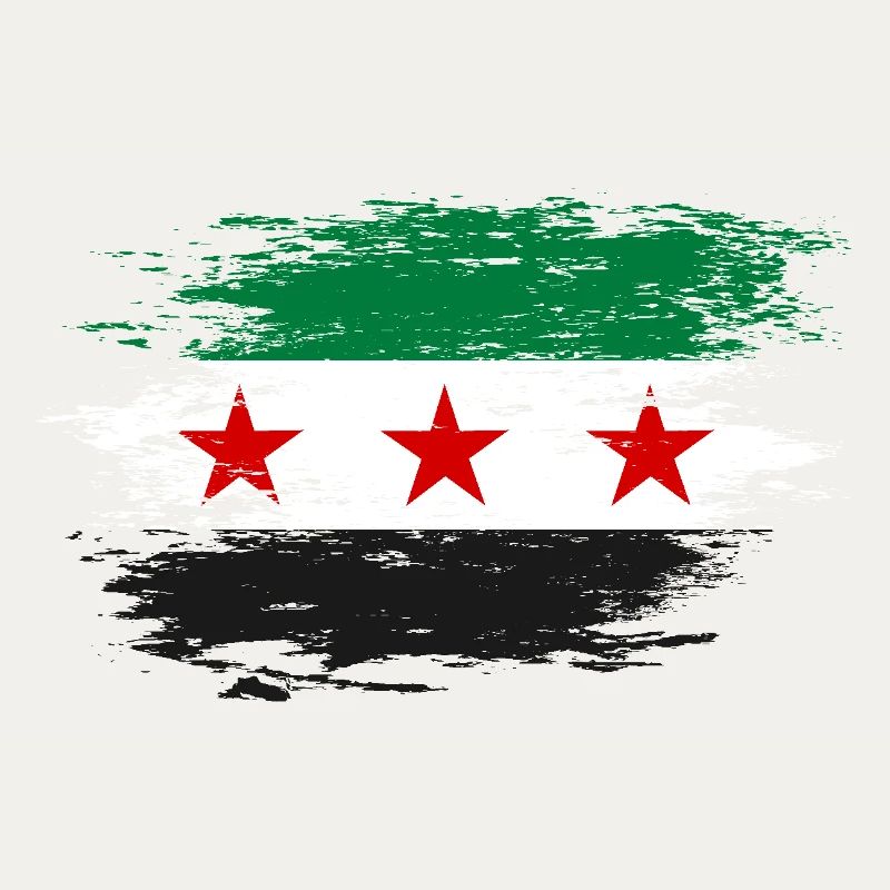 Drapeau syrien utilisé
