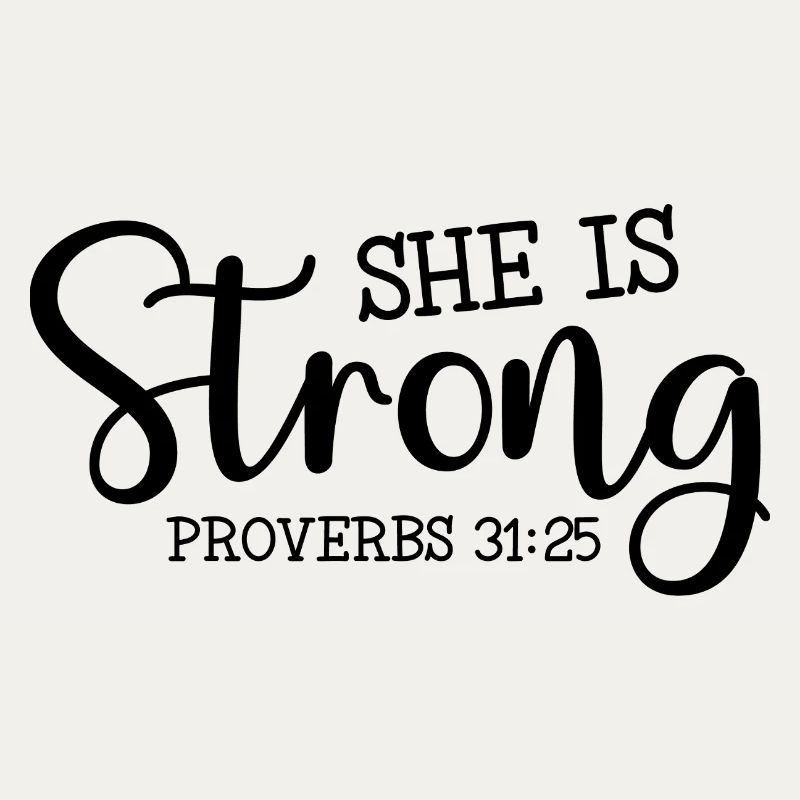 She's strong