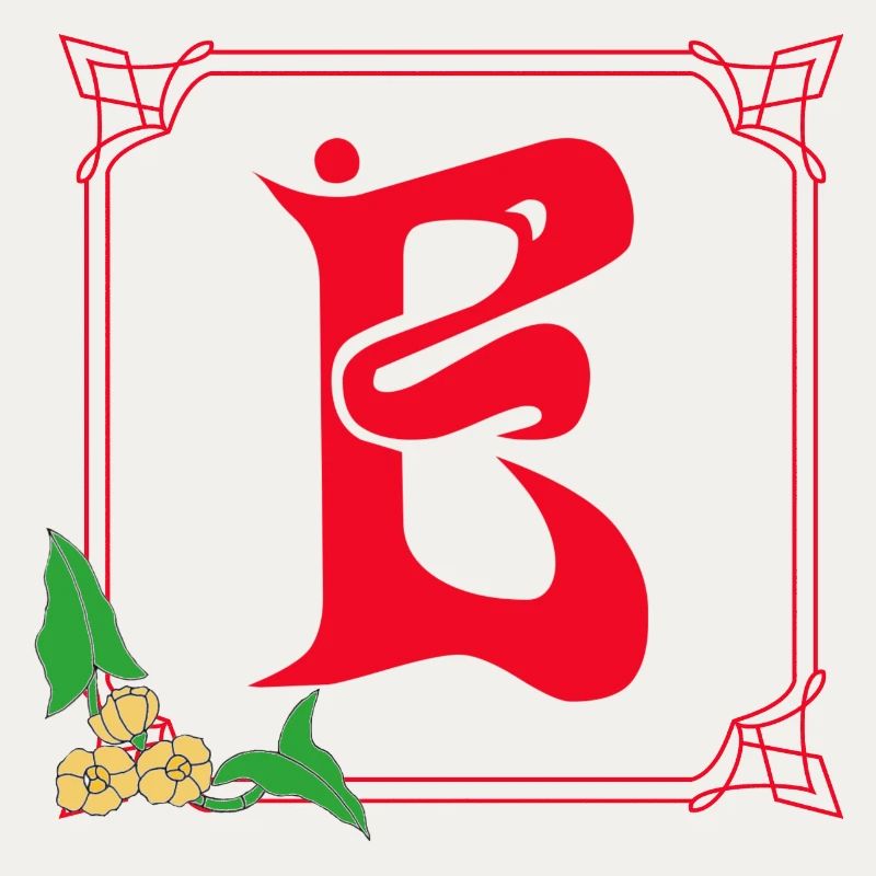 jugendstil e rot