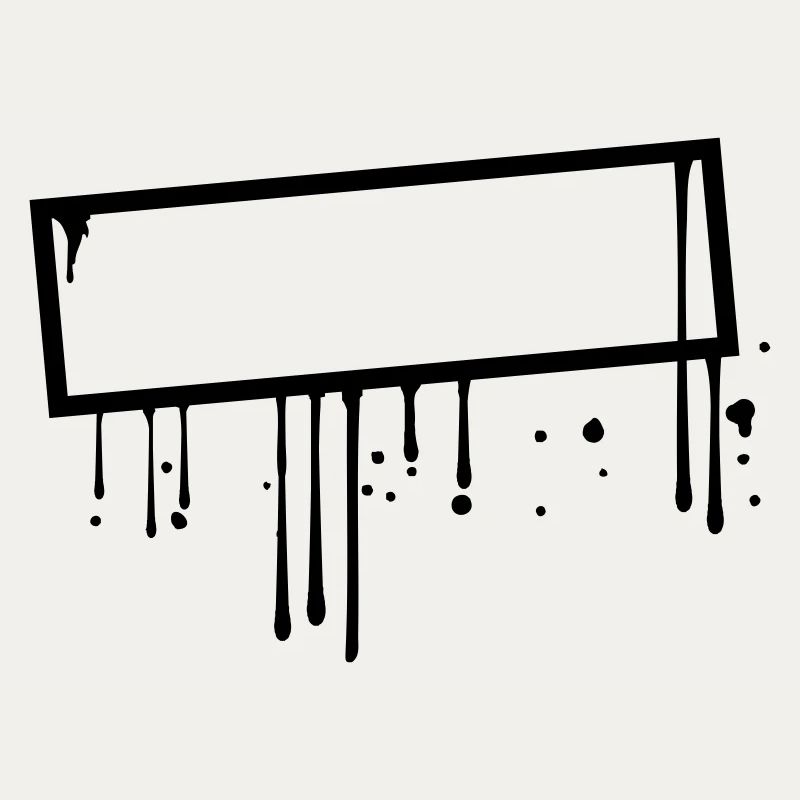 cool frame sign graffiti stamp drop border