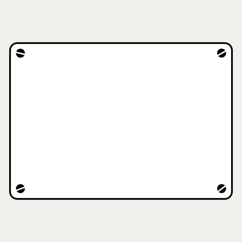 Plate White Shield