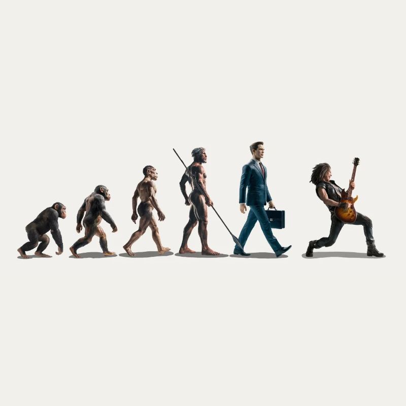 Evolution Guitar Player