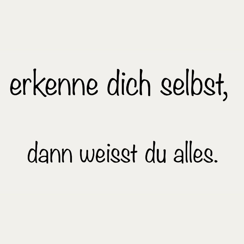 erkenne dich selbst