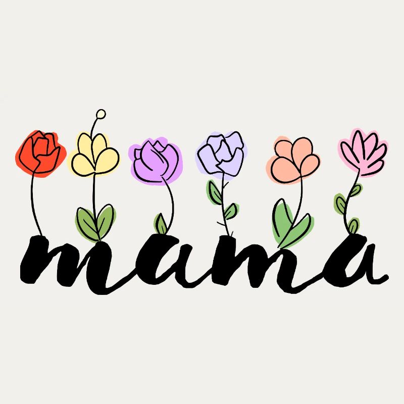 Mama - Blumen Muttertag Mutter
