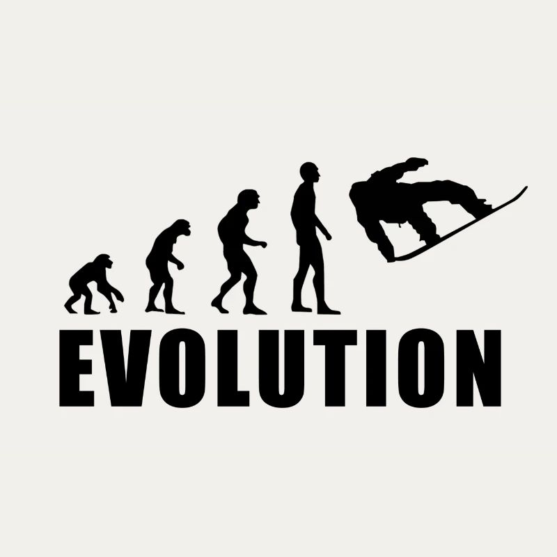 EVOLUTION SNOWBOARD Schnee Winter Geschenk