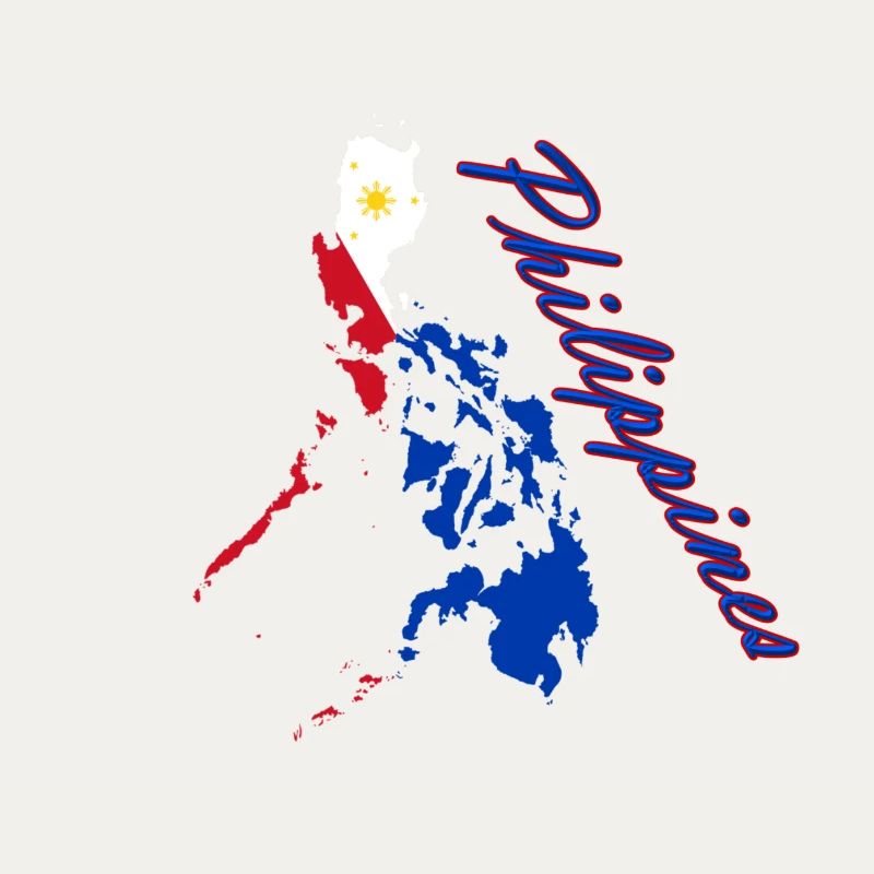 Script de la carte du drapeau philippin