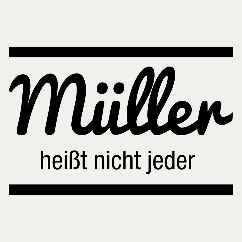 Müller Namensschild