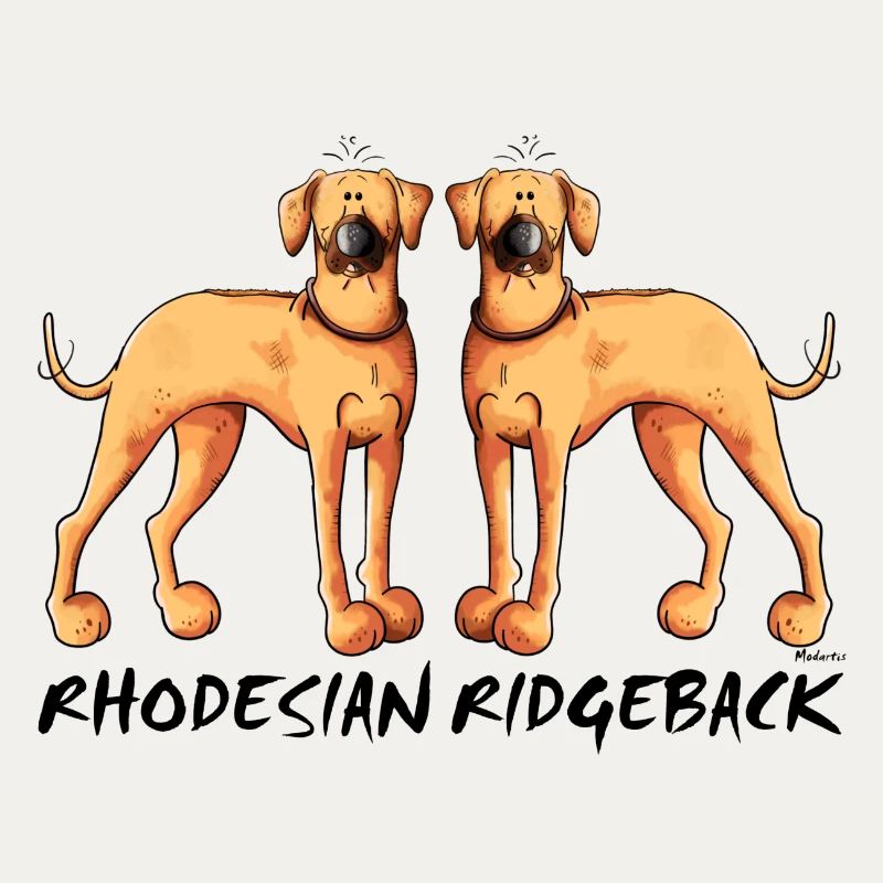 Two Rhodesian Ridgeback