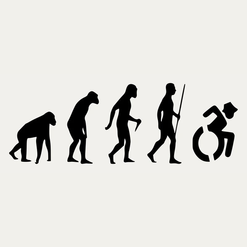Evolution Rollstuhl. Die Rollstuhl-Evolution *