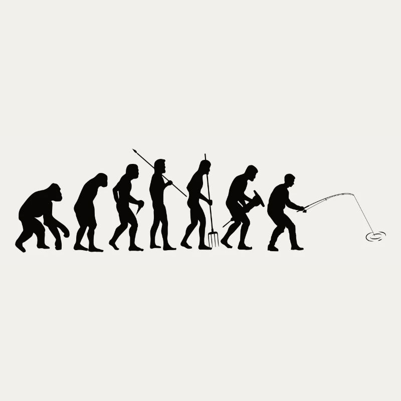 Pêche Evolution pêcher cadeau de pêche pêche