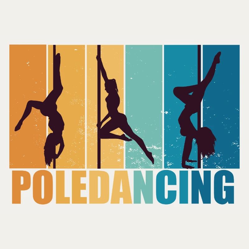 Poledancing Pole dance Vintage Retro Geschenk