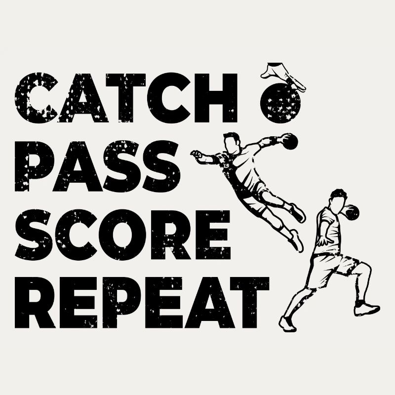 Attraper, passer, marquer, répéter