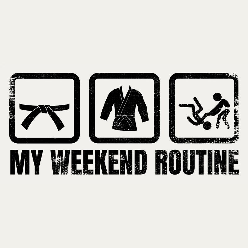 Judoka Wochenend Routine