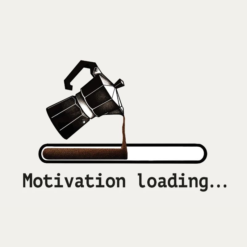 Coffee coffee pot motivation loading
