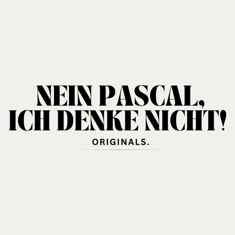 Non Pascal, je ne pense pas !