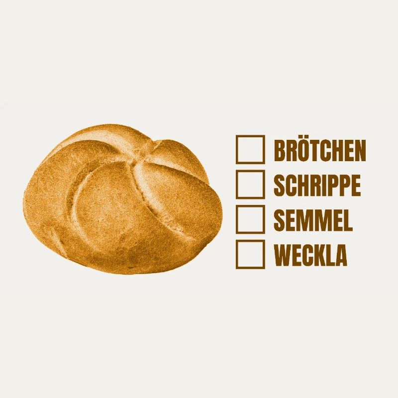 Bread roll or roll? – Fun dialect design