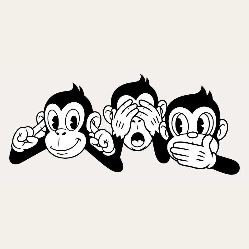 3 weise Affen