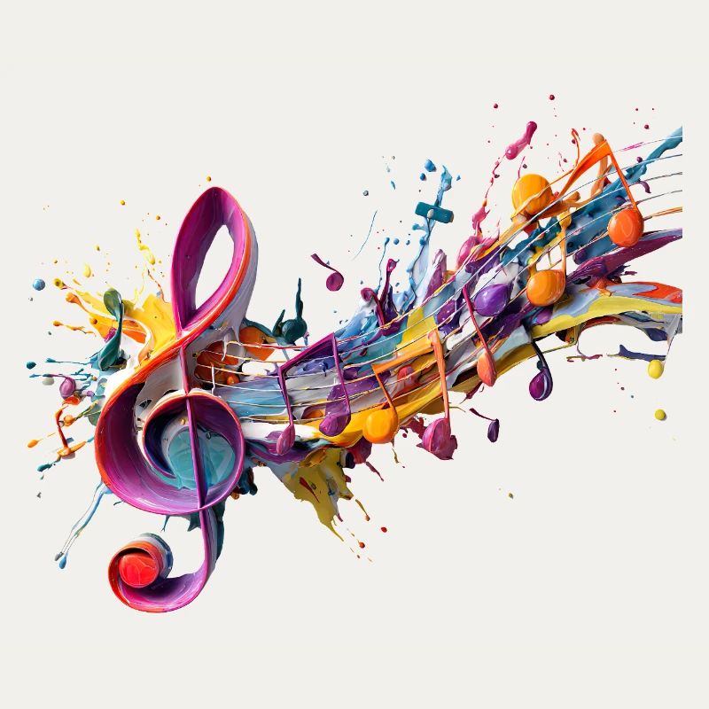 Notes colorées avec clé