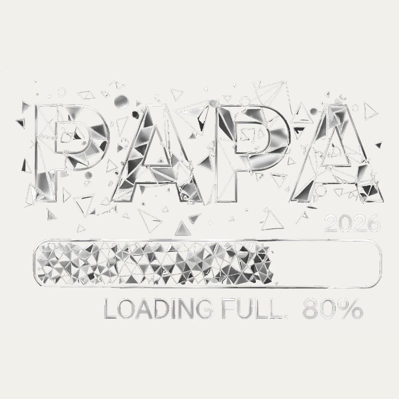 Papa 2026 Loading Werdender Papa Geschenk