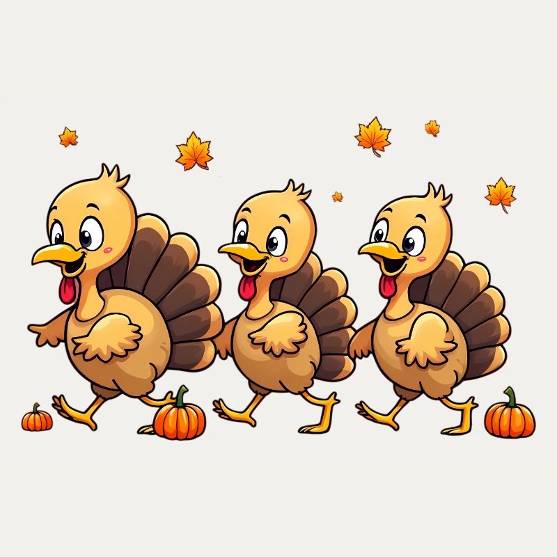 Bébé dinde de Thanksgiving