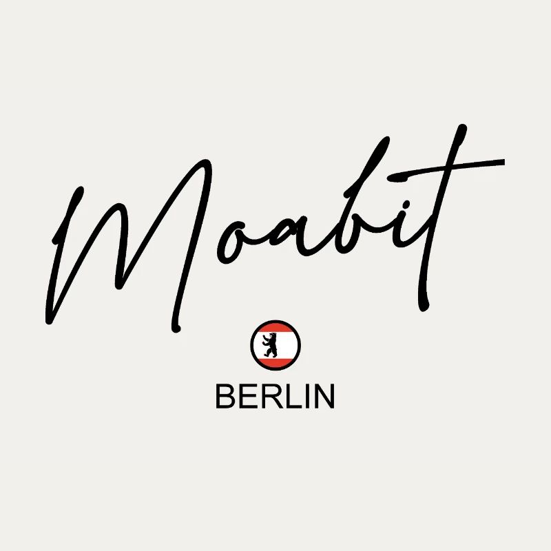 Moabit - Berlin Flagge - Berliner Bär