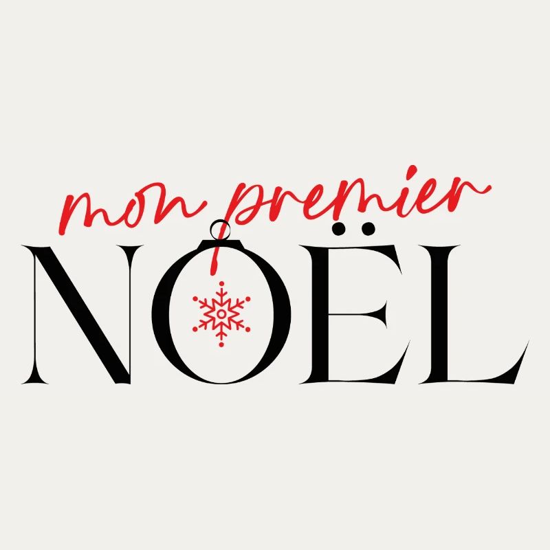 Mon premier Noël Flocon Rouge