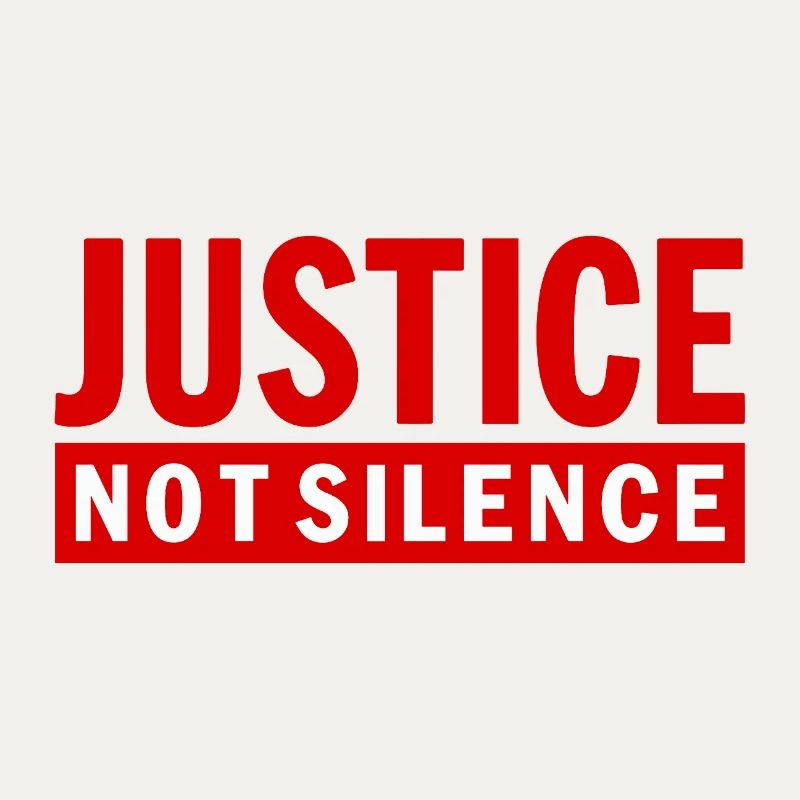 Justice Not Silence Déclaration de Gerechtigkeit