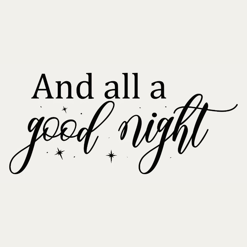 Good Night Script with Stars