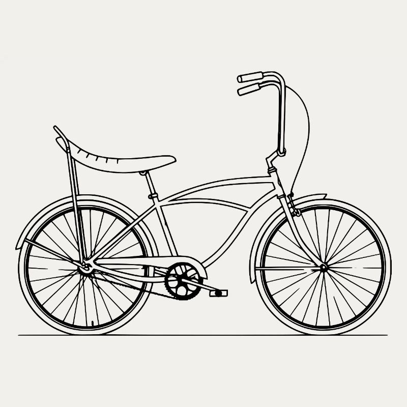 Bonanza Bicycle Icon – Chopper Style Design