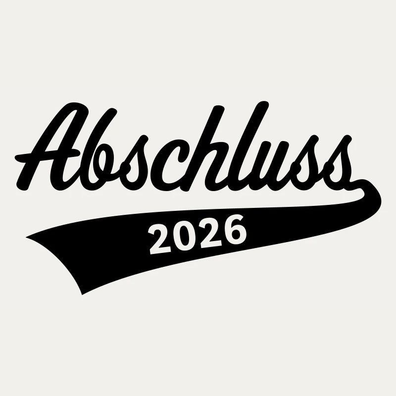 Abschluss 2026 (Schulabschluss / Black)