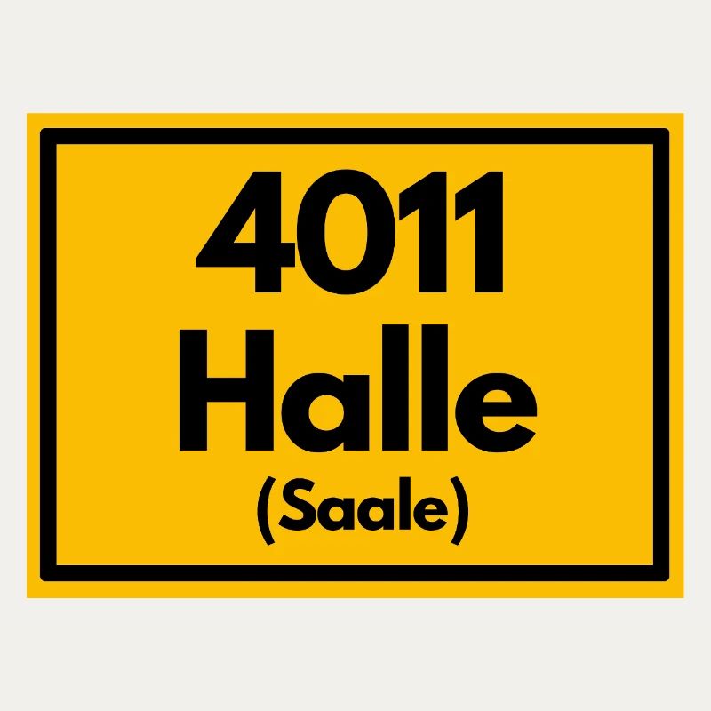 OLD POSTCODE POSTCODE RETRO 4011 HALLE (SAAALE)