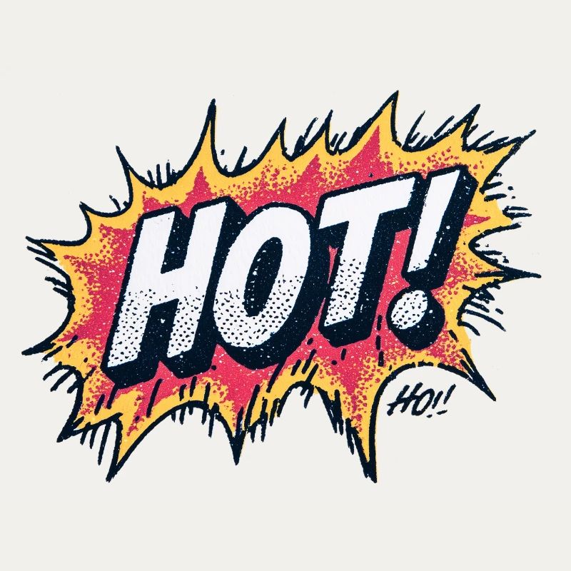 Conception des Explosions de Comics Chauds